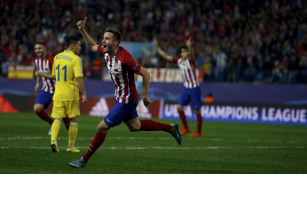 2015-16赛季欧冠C组第三轮 马德里竞技主场4比0大胜阿斯塔纳